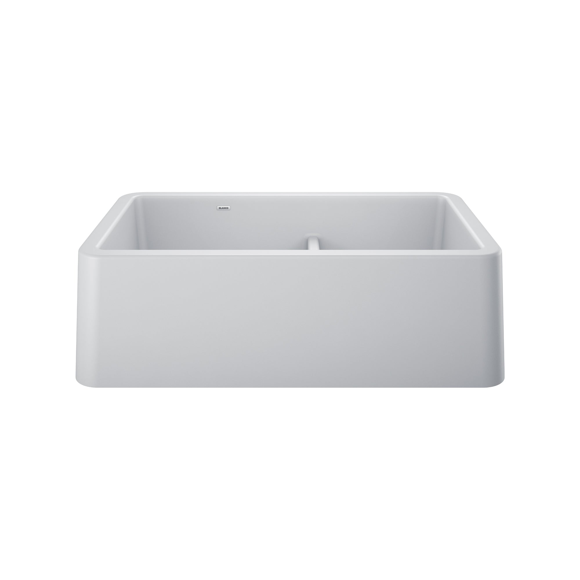 Blanco 402337- Ikon 33 1 ¾ LD, Double Bowl Farmhouse Sink, Silgranit White - FaucetExpress.ca