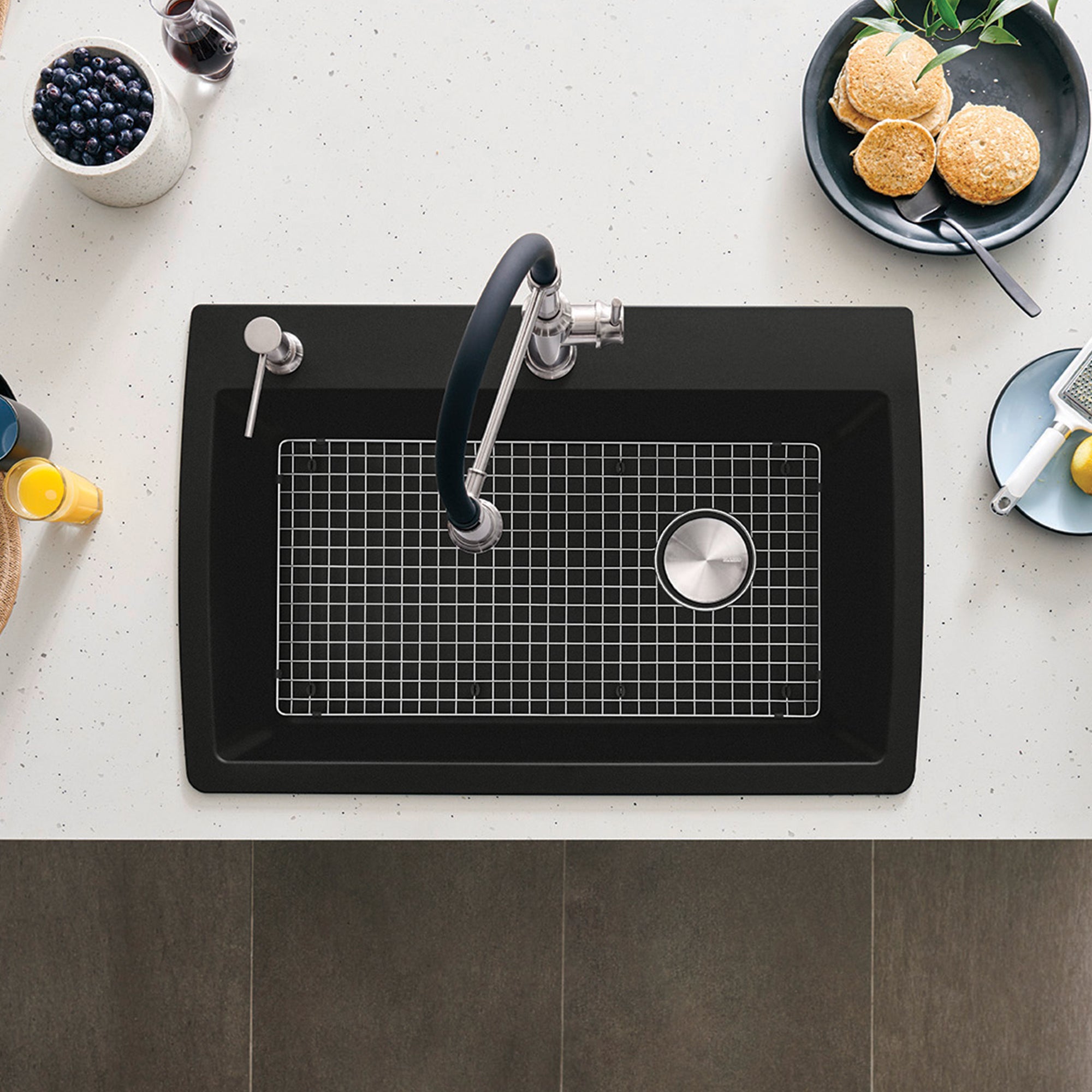 Blanco 402626- Blanco Diamond Super Single, Coal Black - FaucetExpress.ca