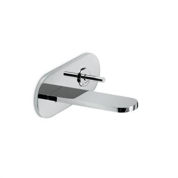 Newform 65531 CH- J-One Wallmount Single Lever Basin Mixer | FaucetExpress.ca