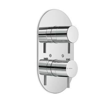 Newform 65564E CH- J-One Thermostatic Valve Trim | FaucetExpress.ca