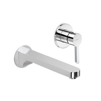 Newform 65830 CH- Ergo Wallmount Single Lever Basin Mixer | FaucetExpress.ca