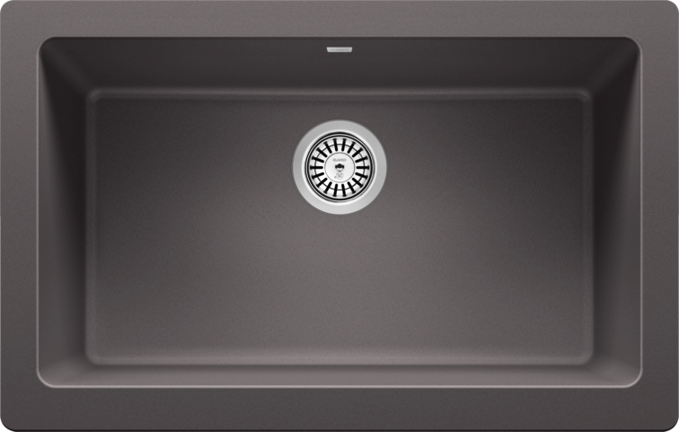 Blanco 402582- Vintera 30 Super Single Apron, Cinder - FaucetExpress.ca