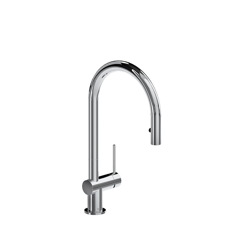 Riobel AZ101BG- Azure kitchen faucet with spray | FaucetExpress.ca
