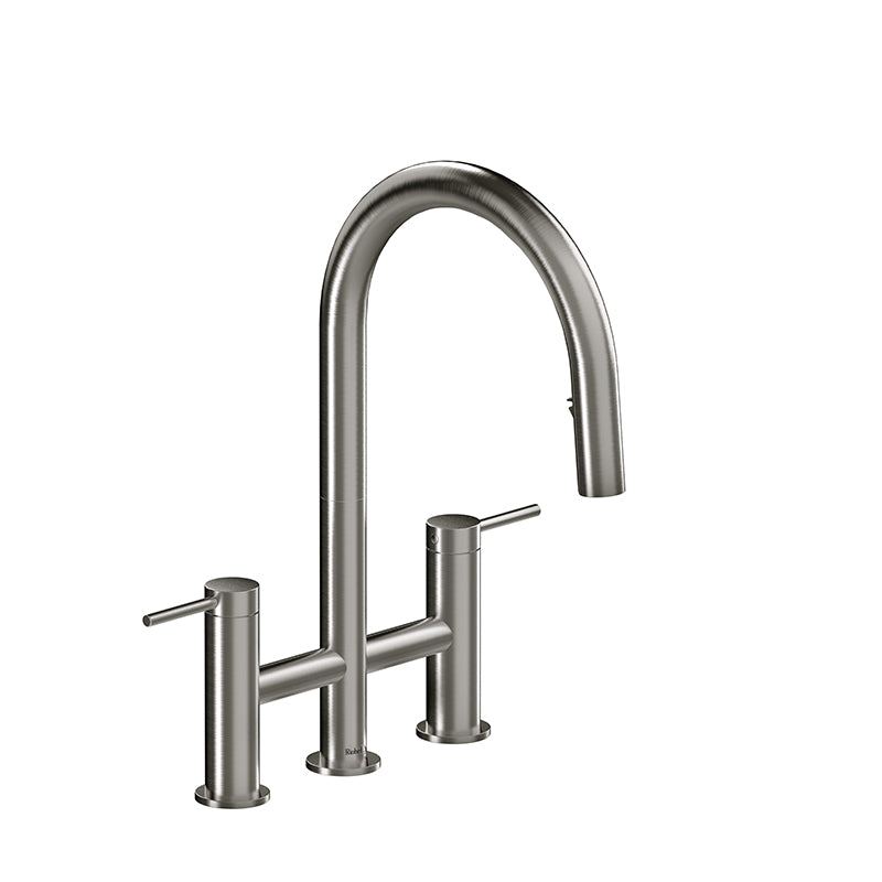 Riobel AZ400SS- Azure kitchen faucet with spray | FaucetExpress.ca