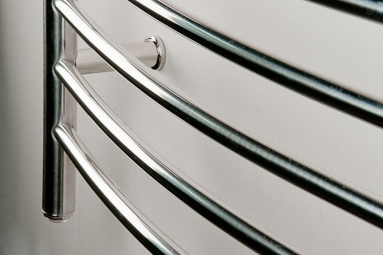 Amba RWHL-CP- Radiant Large Hardwired Curved Jeeves Towel Warmer - FaucetExpress.ca