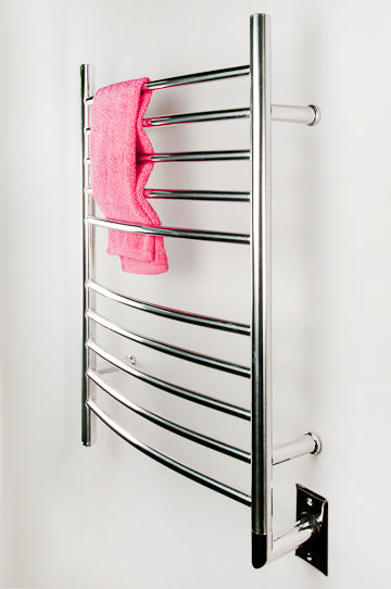 Amba RWH-CP- Radiant Hardwired Curved Jeeves Towel Warmer - FaucetExpress.ca