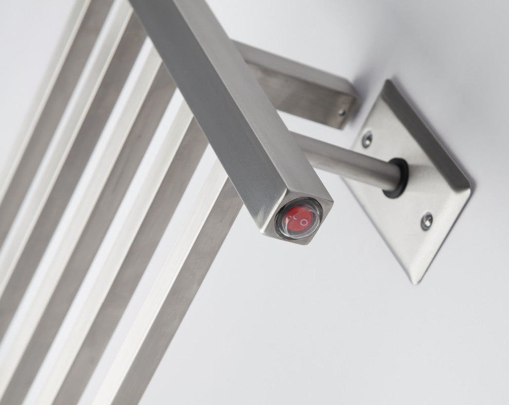 Amba RSWH-B- Radiant Square Hardwired Towel Warmer - FaucetExpress.ca