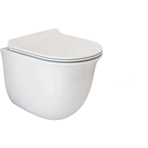 Icera C-5510.01- Lily Wallhung Toilet Bowl Euro EL White - FaucetExpress.ca