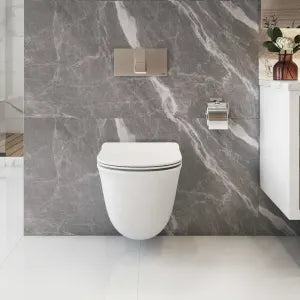 Icera C-5510.01- Lily Wallhung Toilet Bowl Euro EL White - FaucetExpress.ca