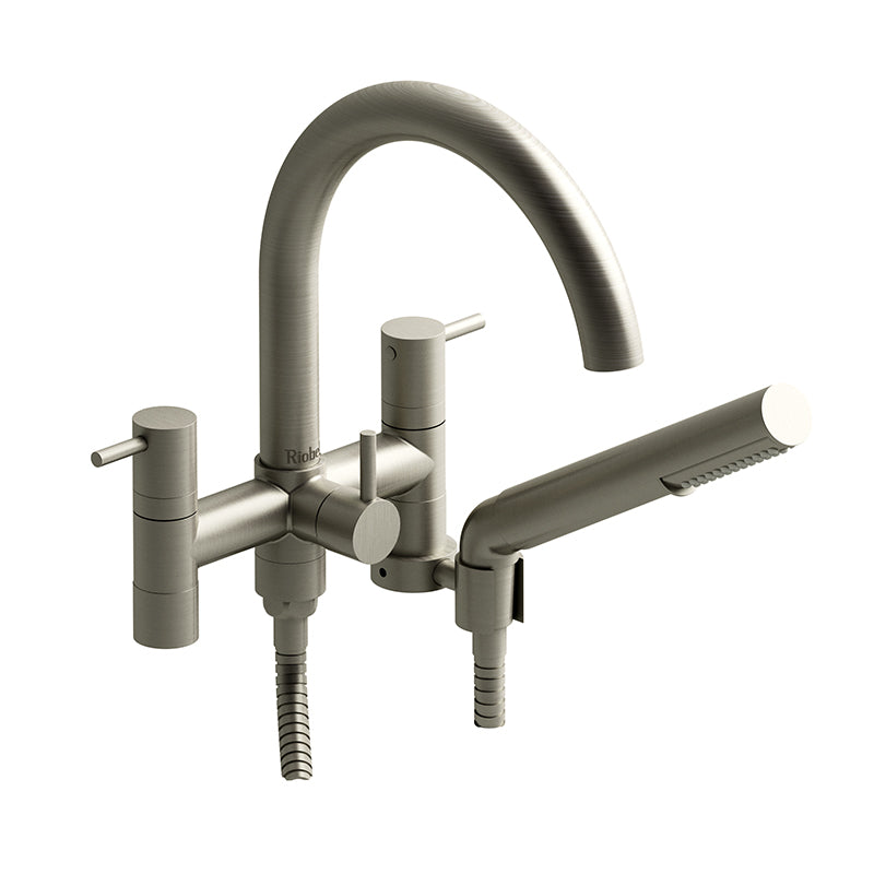 Riobel CS06BN- 6" tub filler with hand shower | FaucetExpress.ca