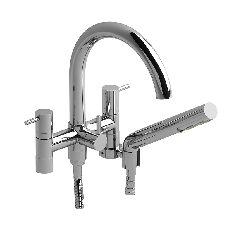 Riobel CS06C- 6" tub filler with hand shower | FaucetExpress.ca