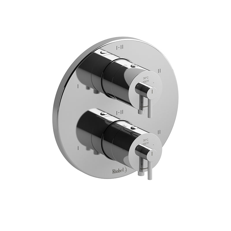 Riobel CSTM46C- 4-way Type T/P (thermostatic/pressure balance) ¾"coaxial complete valve | FaucetExpress.ca