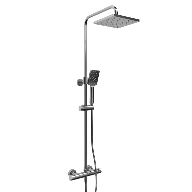 Riobel CSTQ57C- Duo shower rail with Type T (thermostatic) ½" external bar | FaucetExpress.ca