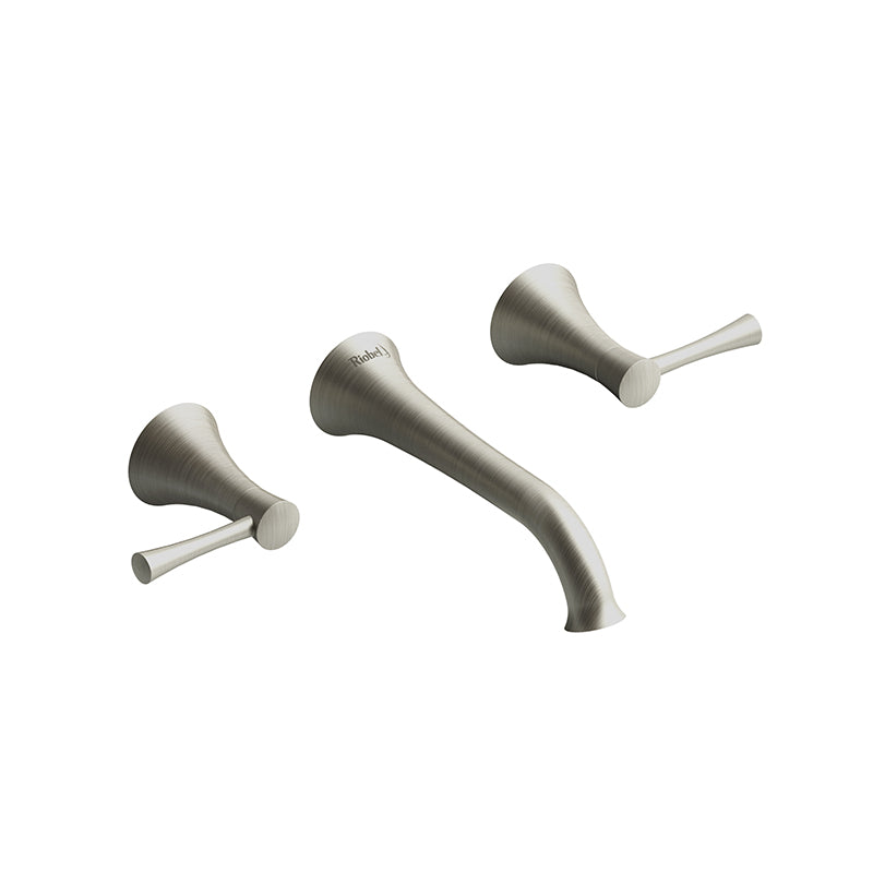 Riobel ED03LBN- 8" wall-mount lavatory faucet | FaucetExpress.ca