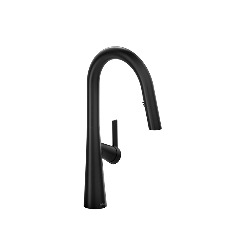 Riobel LK101BK- Ludik kitchen faucet with spray | FaucetExpress.ca