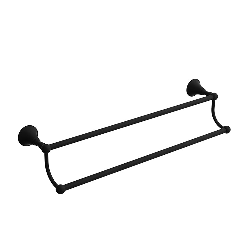 Riobel MM6BK- 60 cm (24") double towel bar | FaucetExpress.ca