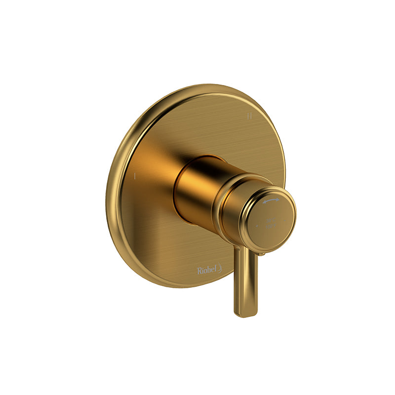 Riobel TMMRD45JBG- 3-way Type T/P (thermostatic/pressure balance) coaxial valve trim | FaucetExpress.ca