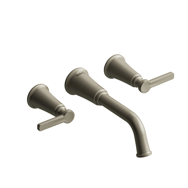 Riobel MMSQ05JBN- 8" wall-mount tub filler | FaucetExpress.ca