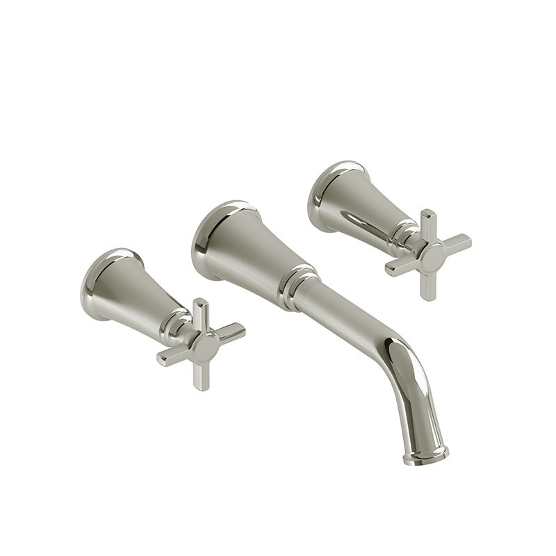 Riobel MMSQ05+PN- 8" wall-mount tub filler | FaucetExpress.ca