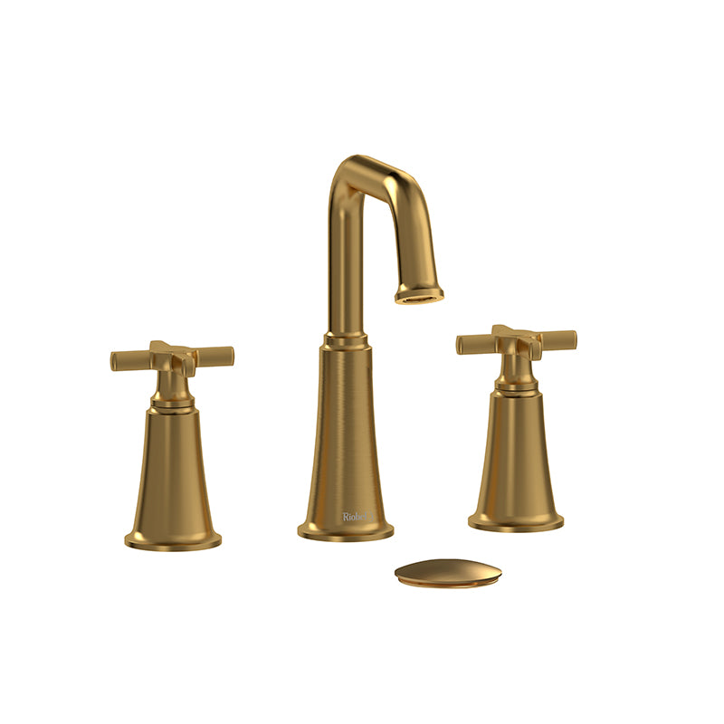 Riobel MMSQ08+BG- 8" lavatory faucet | FaucetExpress.ca