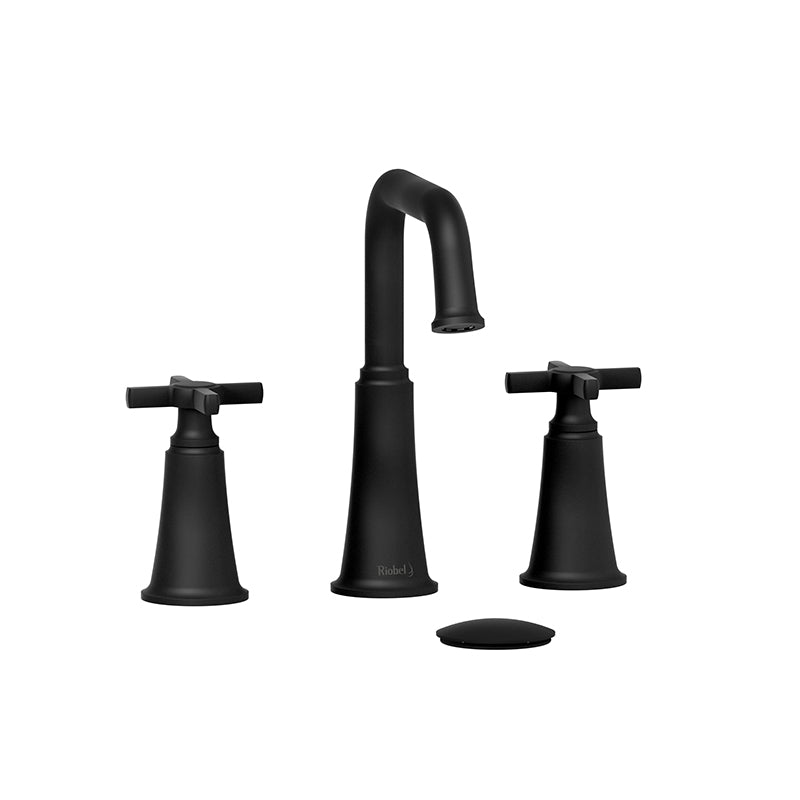 Riobel MMSQ08+BK- 8" lavatory faucet | FaucetExpress.ca