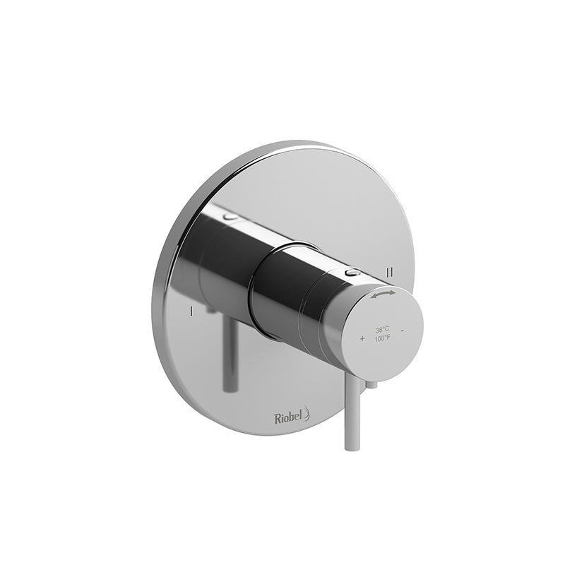 Riobel TPATM44C- 2-way no share Type T/P (thermostatic/pressure balance) coaxial valve trim | FaucetExpress.ca