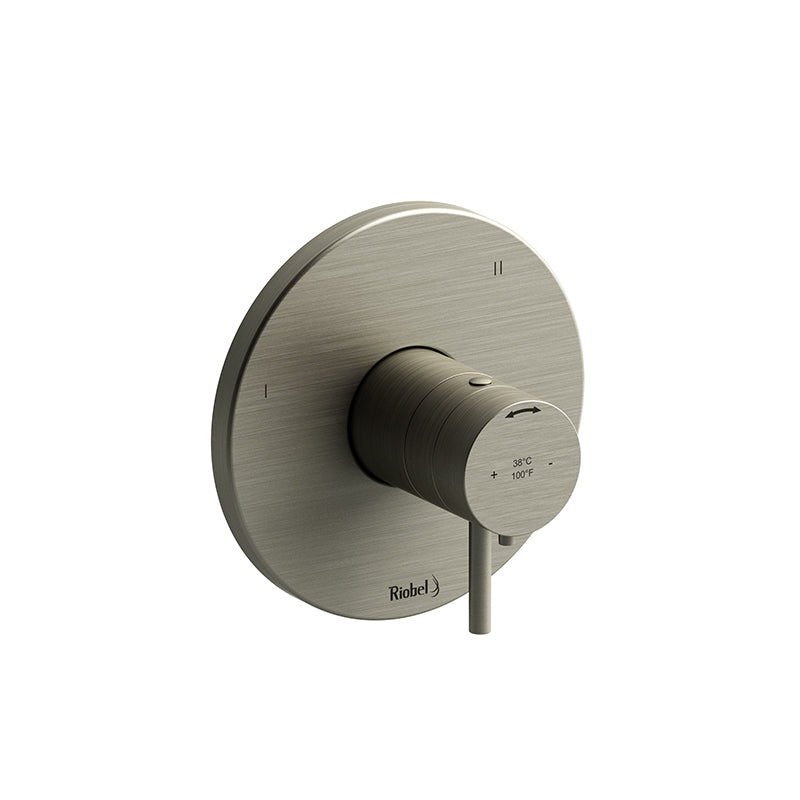 Riobel TPATM45BN- 3-way Type T/P (thermostatic/pressure balance) coaxial valve trim | FaucetExpress.ca