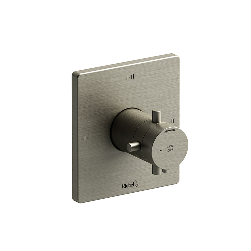 Riobel TPATQ23+BN- 2-way Type T/P (thermostatic/pressure balance) coaxial valve trim | FaucetExpress.ca