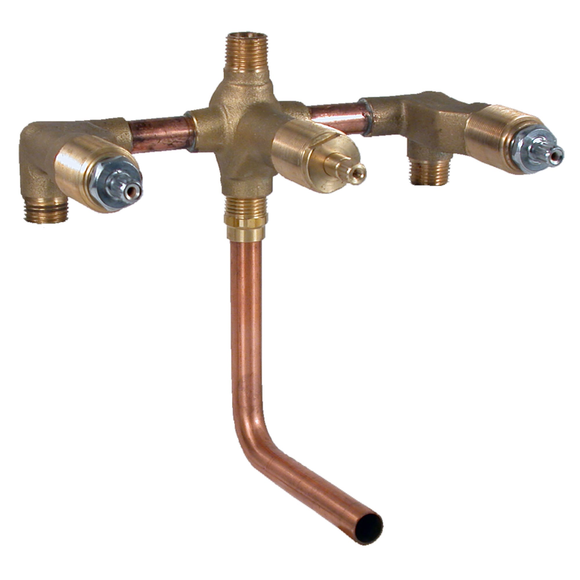 Bélanger 1960R- 3 Handle Tub/Shower Rough-In Valve W/Compression Cartridges