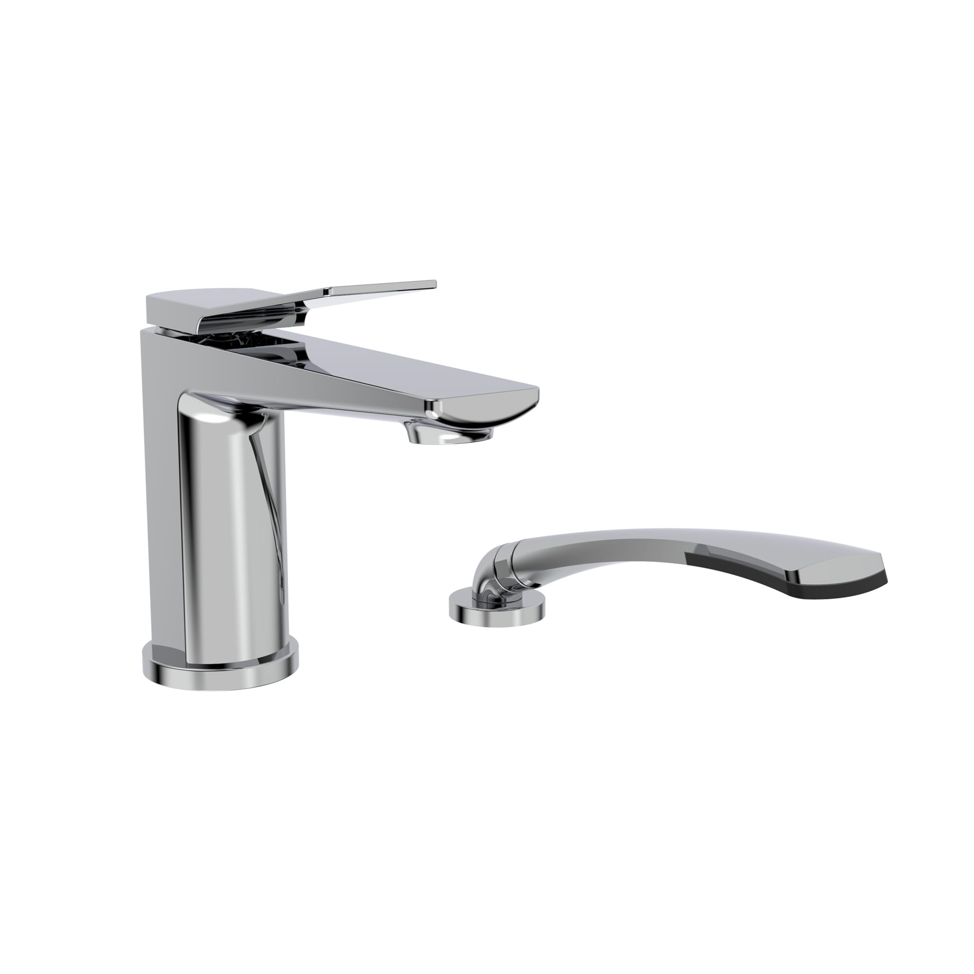 Bélanger VOL42CP- Volta 2 Hole Roman Bathtub Faucet W/Integrated Diverter & Valve For Copper Connection