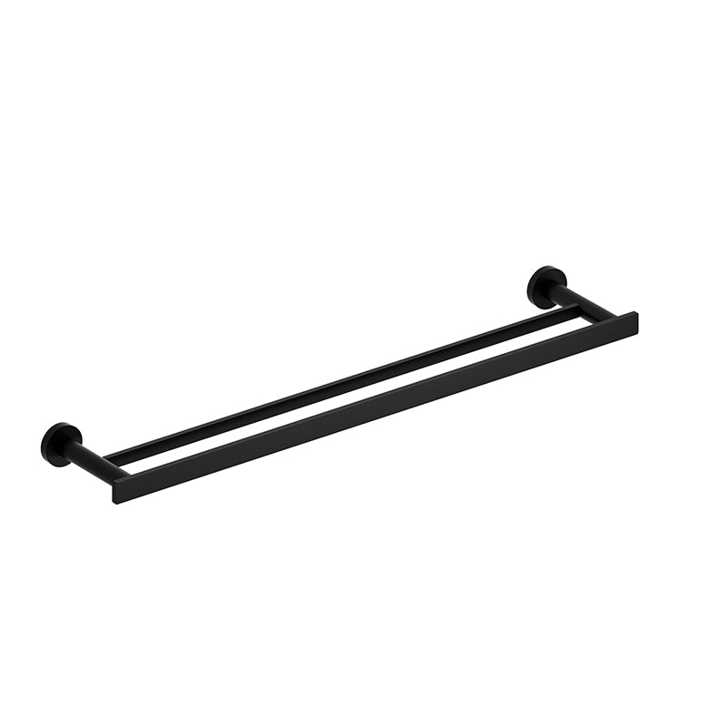 Riobel PX6BK- 60 cm (24") double towel bar | FaucetExpress.ca