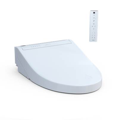 Toto SW3084T40#01- C5 Tank Type Washlet Elongated Washlet+ Remote Cotton - FaucetExpress.ca