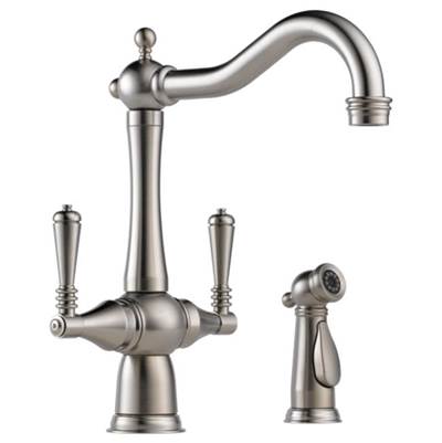 Brizo 62136LF-SS- Brizo Tresa: Two Handle Kitchen Faucet | FaucetExpress.ca