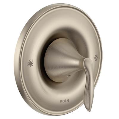 Moen T2131BN- Eva 1-Handle Posi-Temp Valve Trim Kit in Brushed Nickel (Valve Not Included)