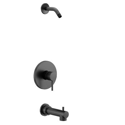 Moen UT2193NHBL- Align M-Core 2-Series 1-Handle Tub And Shower Trim Kit In Matte Black (Valve Sold Separately)