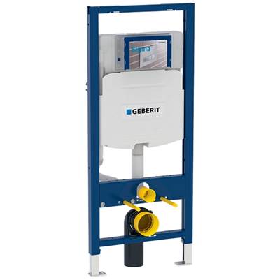 Geberit 111.335.00.5- Geberit Duofix element for wall-hung WC, 120 cm, with Sigma concealed cistern 12 cm, 6 / 3 liters | FaucetExpress.ca