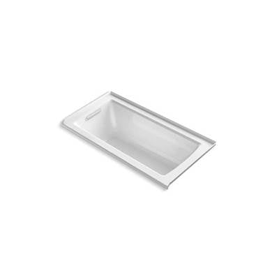 Kohler 1946-L-0- Archer® 60'' x 30'' alcove bath with integral flange and left-hand drain | FaucetExpress.ca