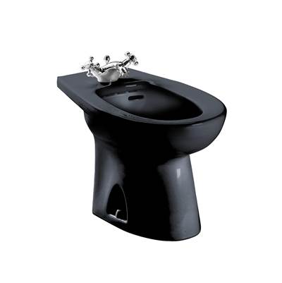Toto BT500AR#51- Piedmont 1-Hole Center Bidet Ebony | FaucetExpress.ca