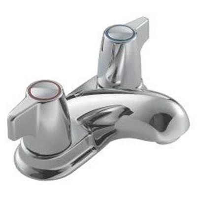 Moen 74962- Chrome two-handle low arc bathroom faucet