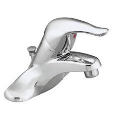 Moen L64621- Chrome one-handle low arc bathroom faucet