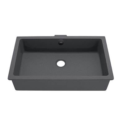 Vogt BS.2113.K02G- Krone Vogranite Undermount Vanity Sink Metropolitan Gray