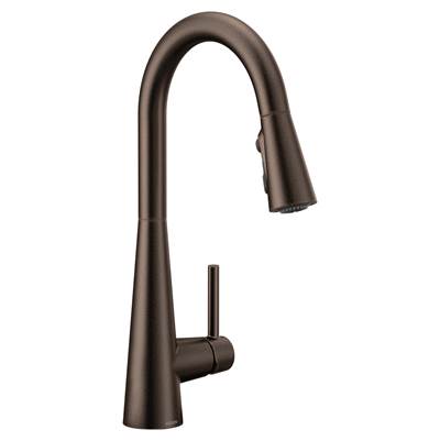 Moen 7864ORB- Sleek Single-Handle Pull-Down Sprayer Kitchen Faucet with Reflex and Power Clean in Oil-Rubbed Bronze