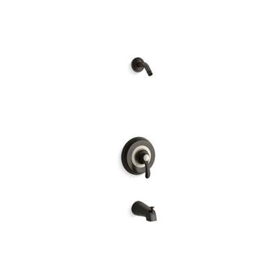 Kohler TLS12007-4S-2BZ- Fairfax® Rite-Temp(R) bath and shower trim set with lever handle and slip-fit spout, less showerhead | FaucetExpress.ca