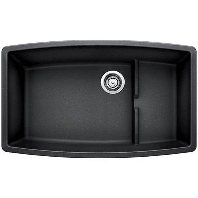 Blanco 400886- PERFORMA Cascade Undermount Sink, SILGRANIT®, Anthracite | FaucetExpress.ca