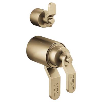 Brizo HL7534-GL- Tempassure Thermostatic Valve With Diverter Trim Shutoff Han | FaucetExpress.ca