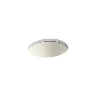 Kohler 2205-G-96- Caxton® Oval 17'' x 14'' Undermount bathroom sink with center drain, glazed underside | FaucetExpress.ca