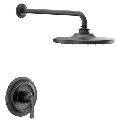 Moen UTS244202EPBL- Colinet M-Core 2-Series Eco Performance 1-Handle Shower Trim Kit In Matte Black (Valve Sold Separately) - FaucetExpress.ca
