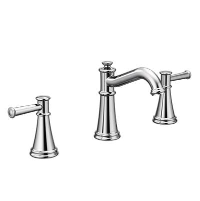 Moen T6405- Belfield Two-Handle 8-Inch Widespread Bathroom Faucet Trim Kit, Valve Required, Chrome