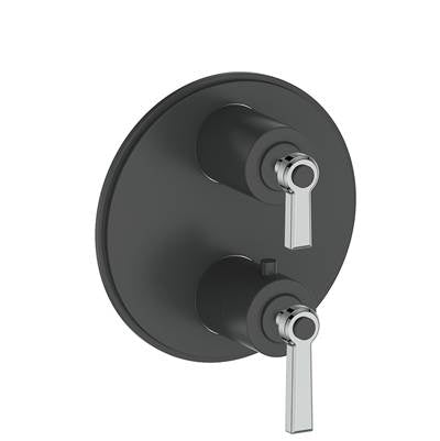Vogt VT.Z1.320.CB- Zehn 3-Way Thermostatic Valve and Trim Chrome Matte Black
