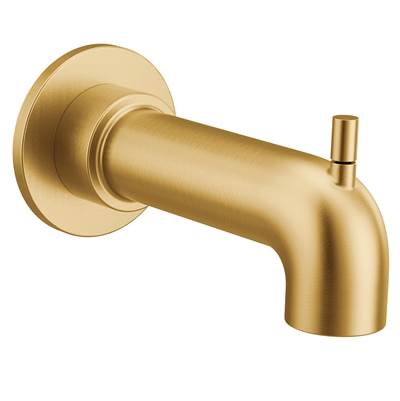 Moen 3346BG- Cia Diverter Tub Spout With Slip-Fit Cc Connection In Brushed Gold